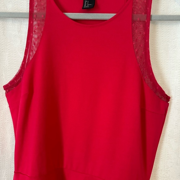 Women’s H&M Red Sleeveless Dress Size Small - Picture 2 of 4
